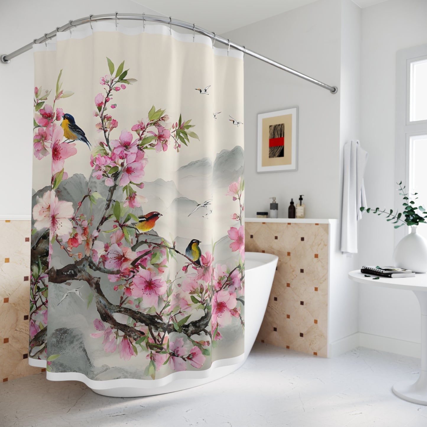 Shower Curtain:  Misty Spring 2
