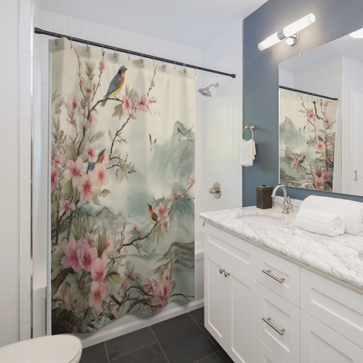 Shower curtain - Misty Spring 1