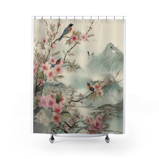Shower curtain - Misty Spring 1