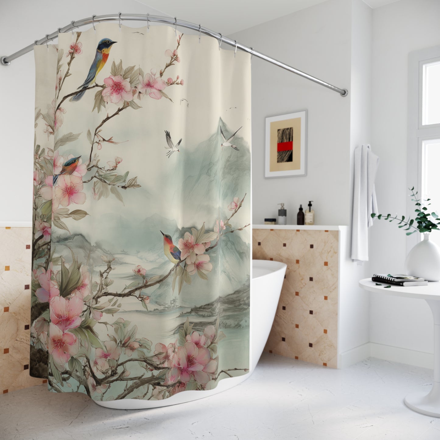 Shower curtain - Misty Spring 1